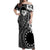 Kia Orana Cook Islands Off Shoulder Maxi Dress Tiare and Stars