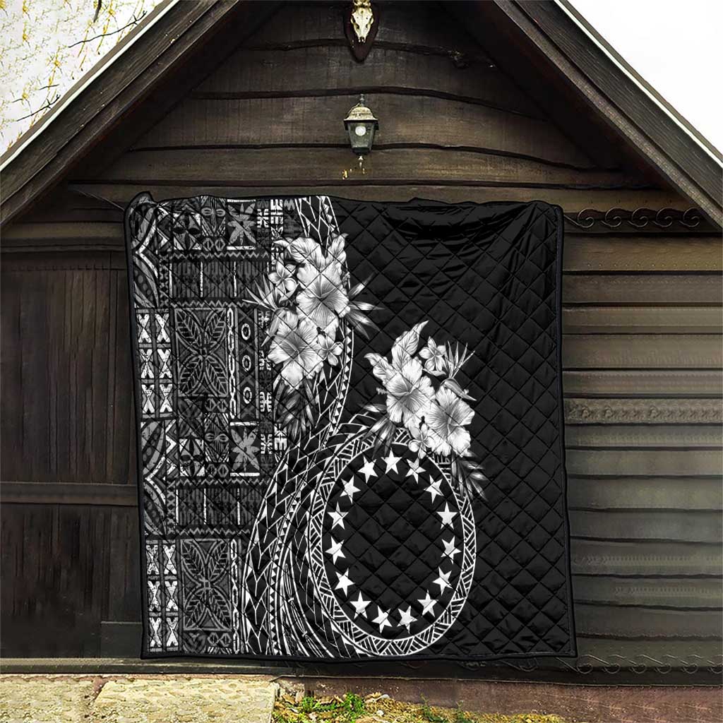 Kia Orana Cook Islands Quilt Tiare and Stars LT7 - Polynesian Pride