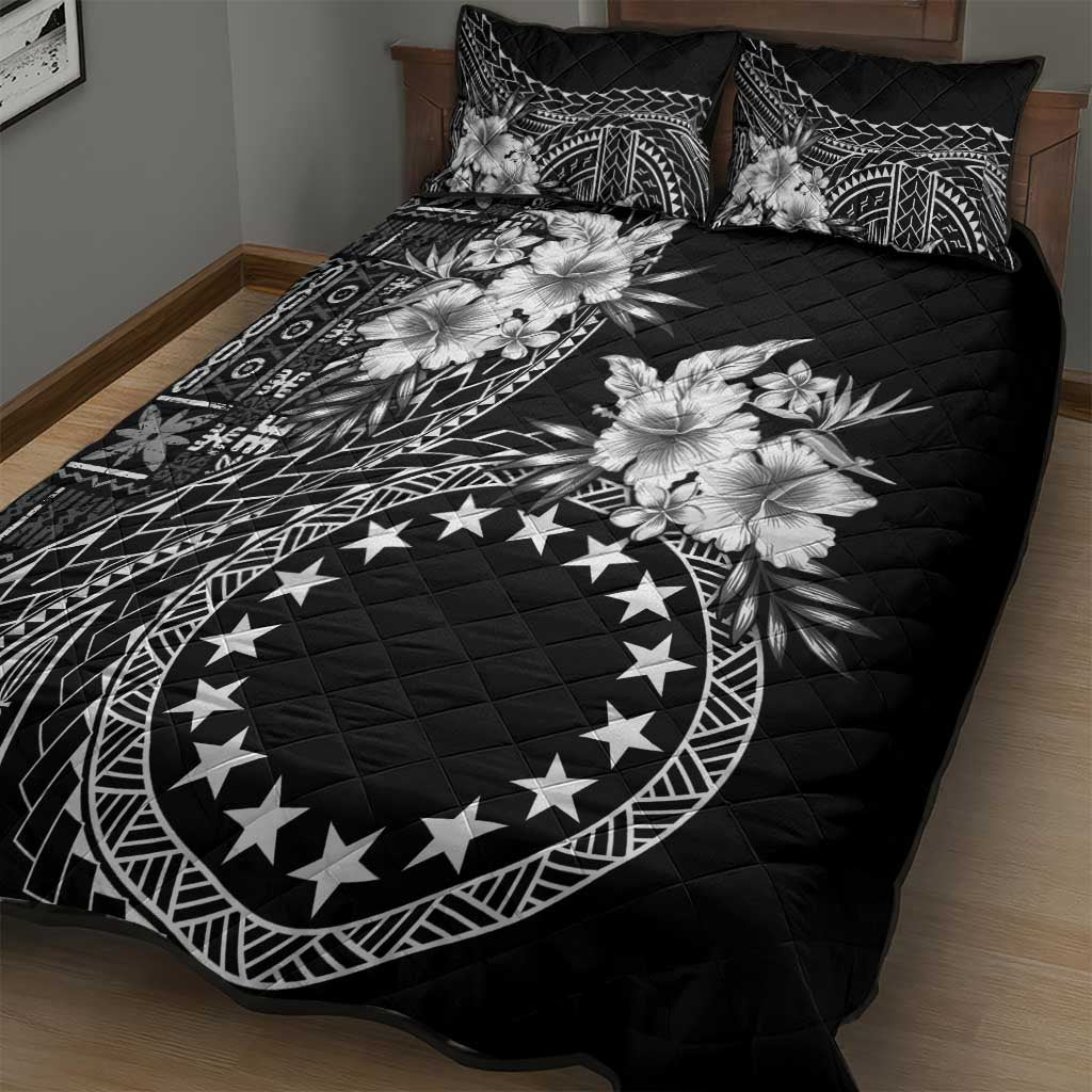 Kia Orana Cook Islands Quilt Bed Set Tiare and Stars