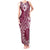 Kia Orana Cook Islands Tank Maxi Dress Tiare and Stars - Maroon