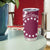 Kia Orana Cook Islands Tumbler Cup Tiare & Stars - Maroon