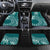 Kia Orana Cook Islands Car Mats Tiare and Stars - Teal