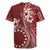 Kia Orana Cook Islands Rugby Jersey Tiare and Stars - Scarlet