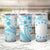 Kia Orana Cook Islands Tumbler Cup Tiare & Stars - Turquoise