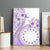 Kia Orana Cook Islands Canvas Wall Art Tiare and Stars - Lavender