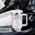 Kia Orana Cook Islands Tumbler With Handle Tiare & Stars - Lavender