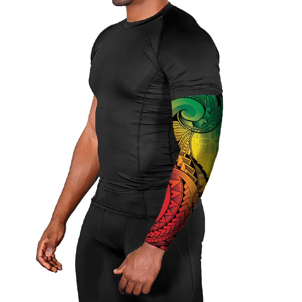 Vanuatu 45th Independence Anniversary Arm Sleeves Ni-Van Sandroing - Polynesian Pride