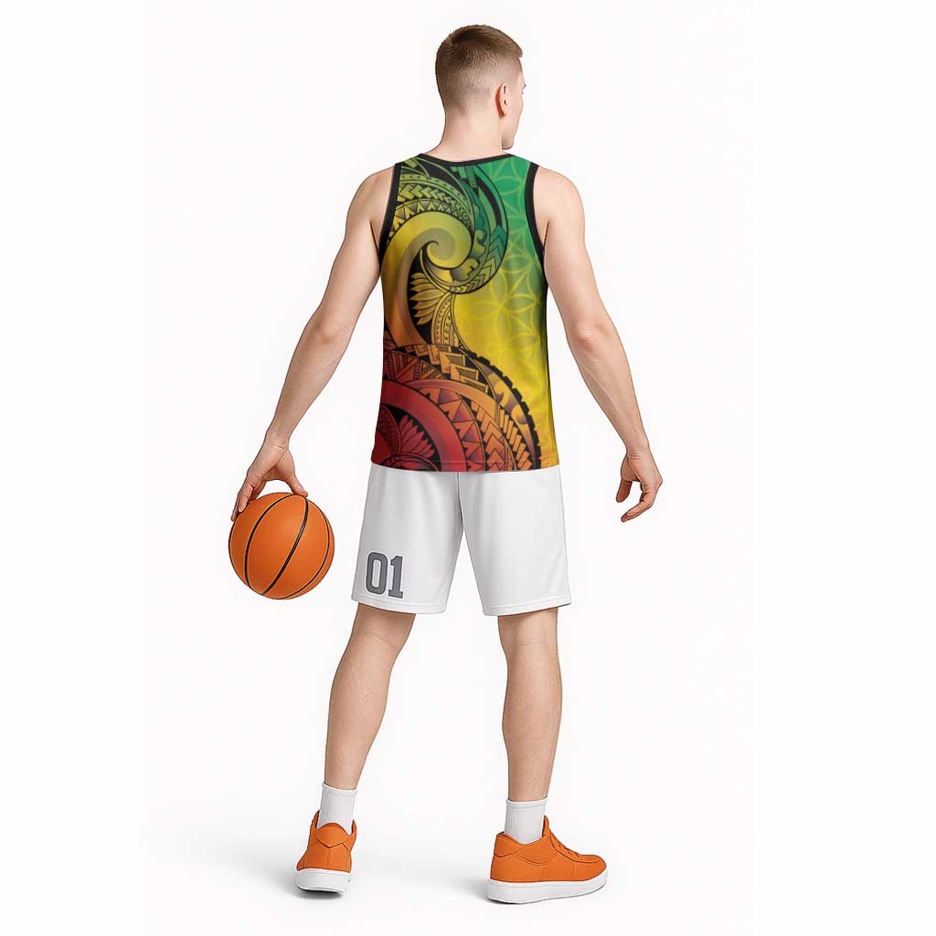 Vanuatu 45th Independence Anniversary Basketball Jersey Ni-Van Sandroing - Polynesian Pride