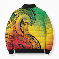 Vanuatu 45th Independence Anniversary Bomber Puffer Jacket Ni-Van Sandroing - Polynesian Pride