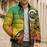 Vanuatu 45th Independence Anniversary Bomber Puffer Jacket Ni-Van Sandroing - Polynesian Pride