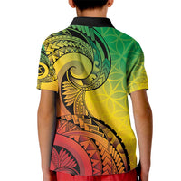 Vanuatu 45th Independence Anniversary Kid Polo Shirt Ni-Van Sandroing - Polynesian Pride