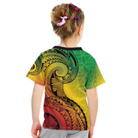 Vanuatu 45th Independence Anniversary Kid T Shirt Ni-Van Sandroing - Polynesian Pride
