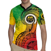 Vanuatu 45th Independence Anniversary Rugby Jersey Ni-Van Sandroing - Polynesian Pride