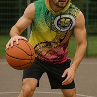 Vanuatu 45th Independence Anniversary Sleeveless Hoodie Ni-Van Sandroing LT7 - Polynesian Pride