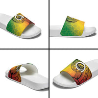 Vanuatu 45th Independence Anniversary Slide Sandals Ni-Van Sandroing LT7 - Polynesian Pride