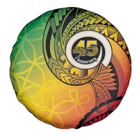 Vanuatu 45th Independence Anniversary Spare Tire Cover Ni-Van Sandroing - Polynesian Pride