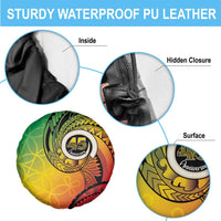 Vanuatu 45th Independence Anniversary Spare Tire Cover Ni-Van Sandroing - Polynesian Pride