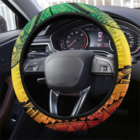 Vanuatu 45th Independence Anniversary Steering Wheel Cover Ni-Van Sandroing - Polynesian Pride