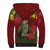 Kakapo Bird New Zealand Sherpa Hoodie Floral Christmas