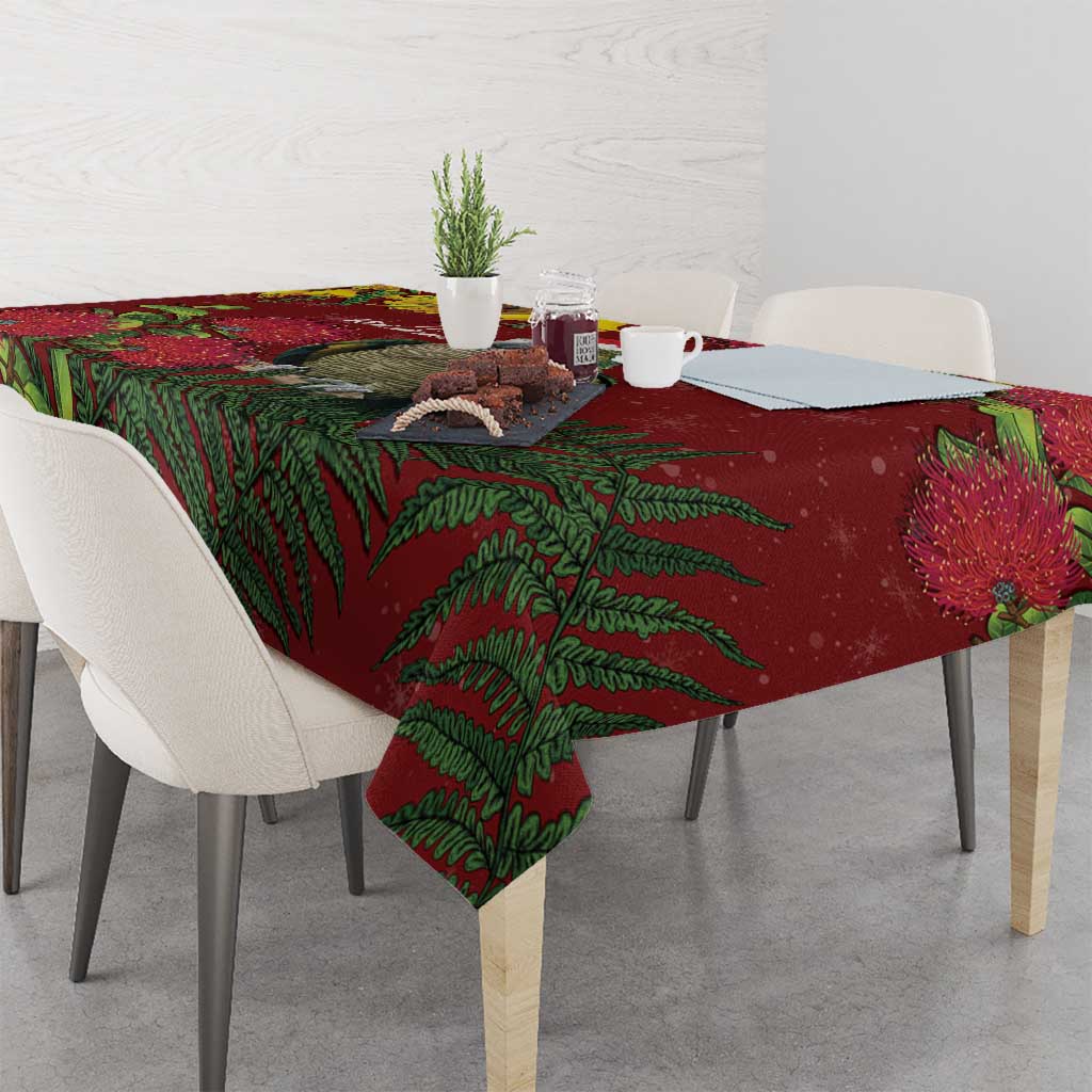 Kakapo Bird New Zealand Tablecloth Floral Christmas LT7 - Polynesian Pride