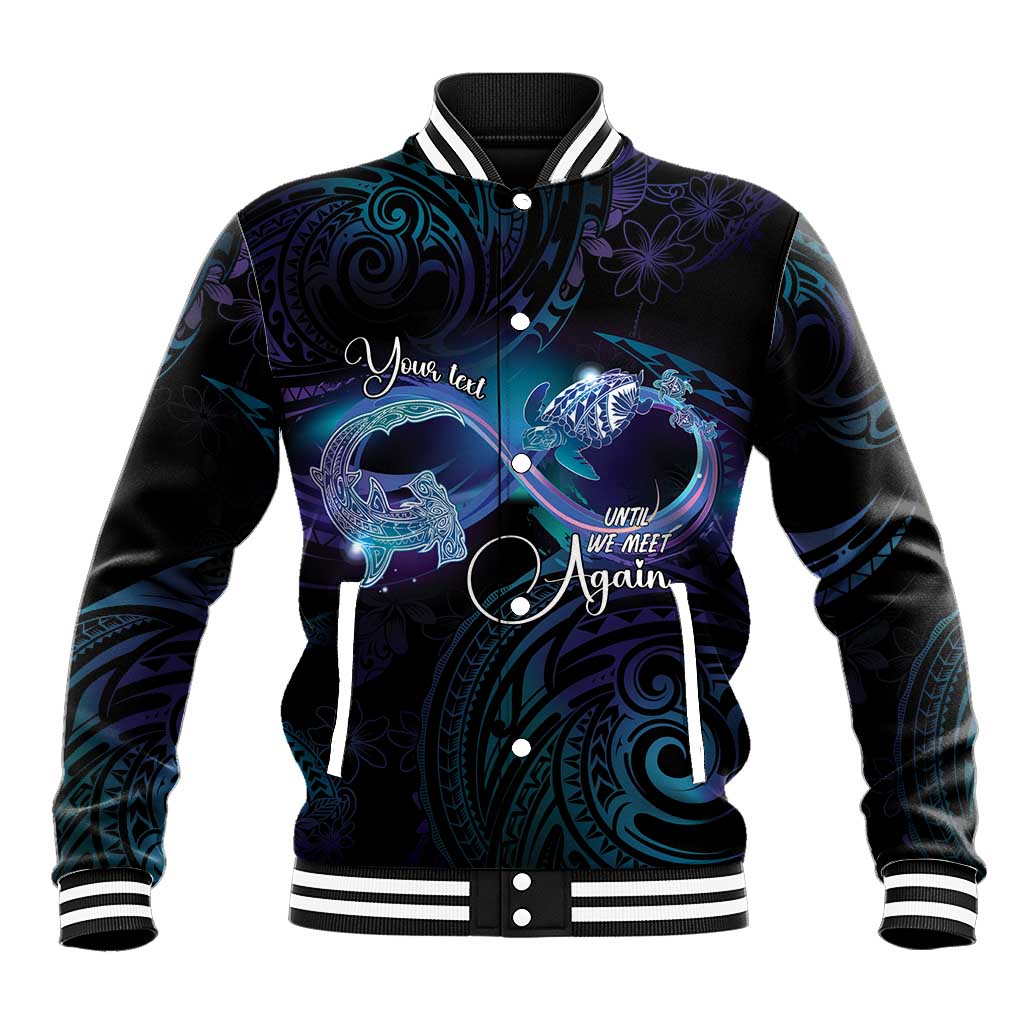 Polynesian Personalized Memorial Baseball Jacket Oceanic Infinity Symbol - Until We Meet Again - Polynesian Pride