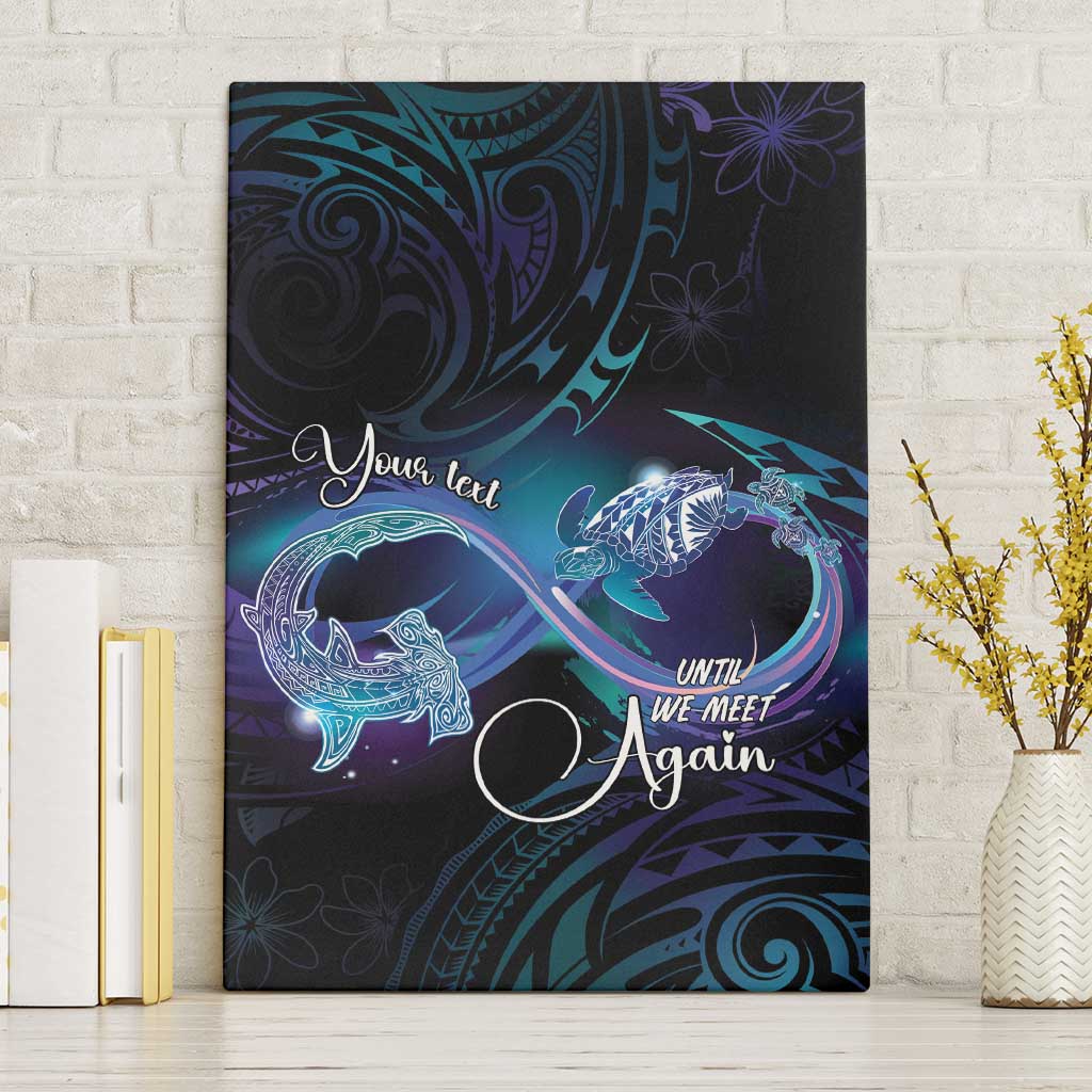 Polynesian Personalized Memorial Canvas Wall Art Oceanic Infinity Symbol - Until We Meet Again - Polynesian Pride