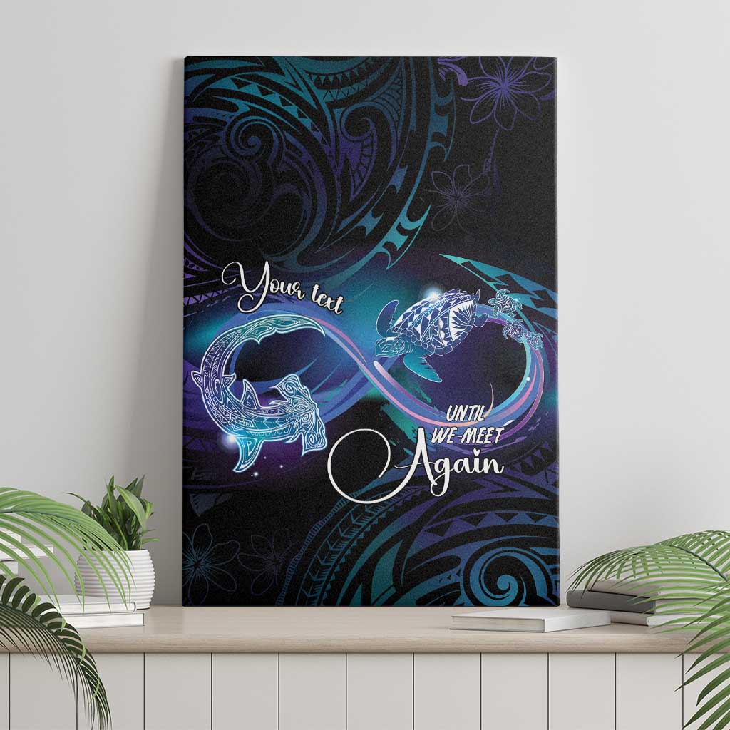 Polynesian Personalized Memorial Canvas Wall Art Oceanic Infinity Symbol - Until We Meet Again - Polynesian Pride