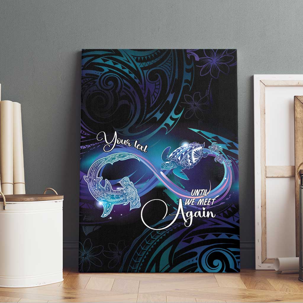 Polynesian Personalized Memorial Canvas Wall Art Oceanic Infinity Symbol - Until We Meet Again - Polynesian Pride