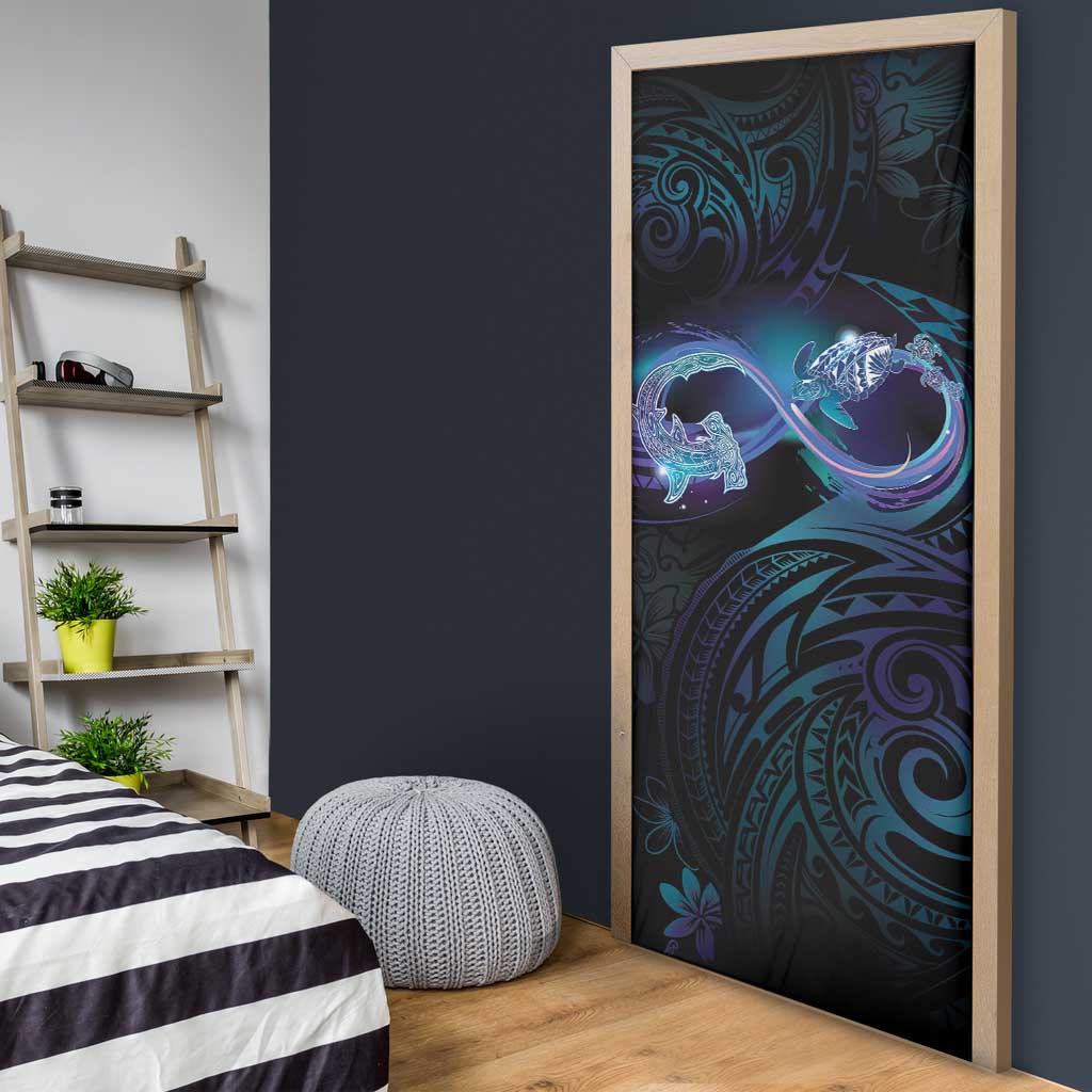 Polynesian Memorial Door Cover Oceanic Infinity Symbol - Until We Meet Again - Polynesian Pride