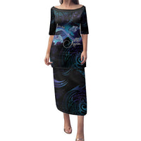 Polynesian Personalized Memorial Family Matching Puletasi and Hawaiian Shirt Oceanic Infinity Symbol - Until We Meet Again - Polynesian Pride