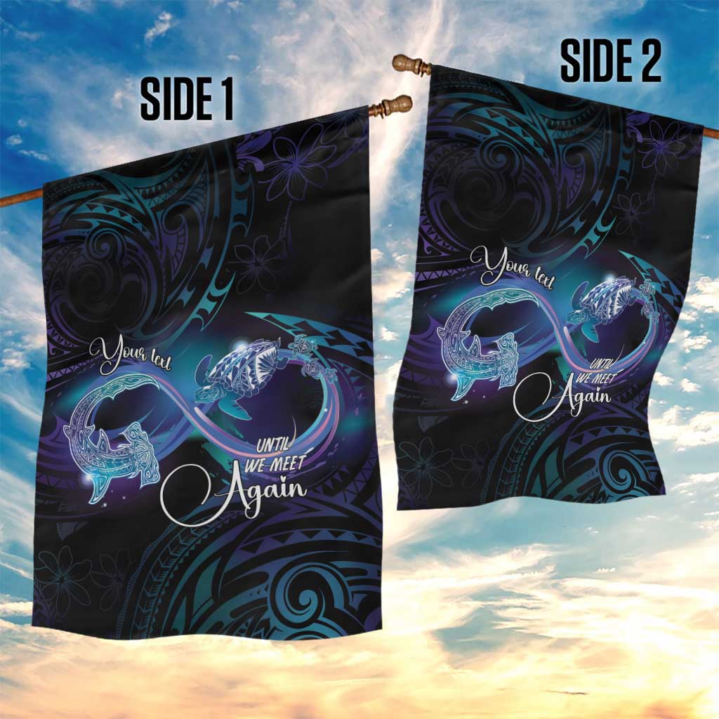 Polynesian Personalized Memorial Garden Flag Oceanic Infinity Symbol - Until We Meet Again LT7 - Polynesian Pride