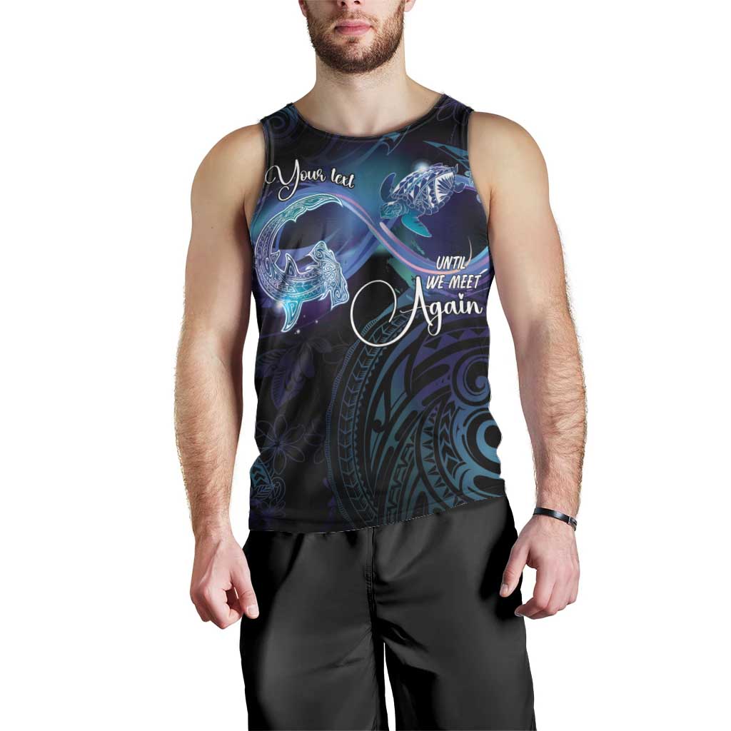Polynesian Personalized Memorial Men Tank Top Oceanic Infinity Symbol - Until We Meet Again - Polynesian Pride