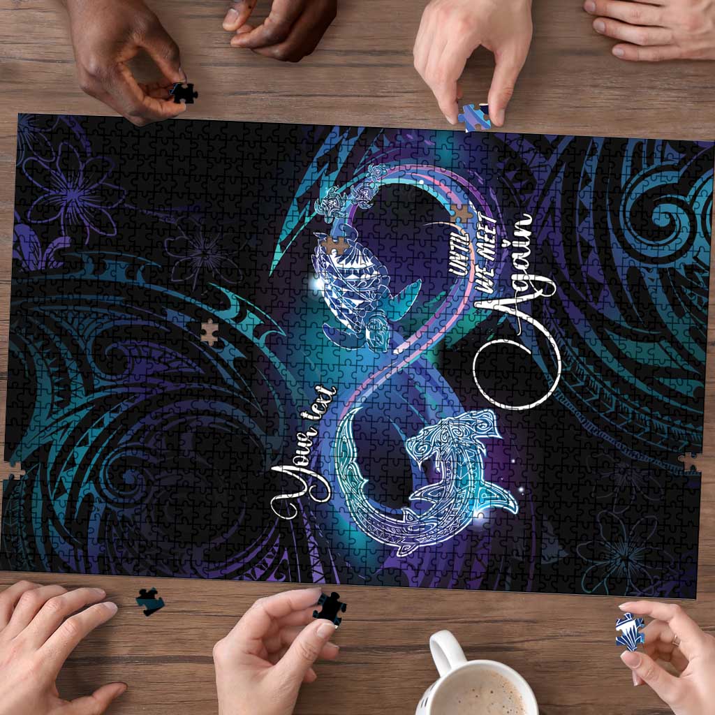 Polynesian Personalized Memorial Puzzle Oceanic Infinity Symbol - Until We Meet Again - Polynesian Pride