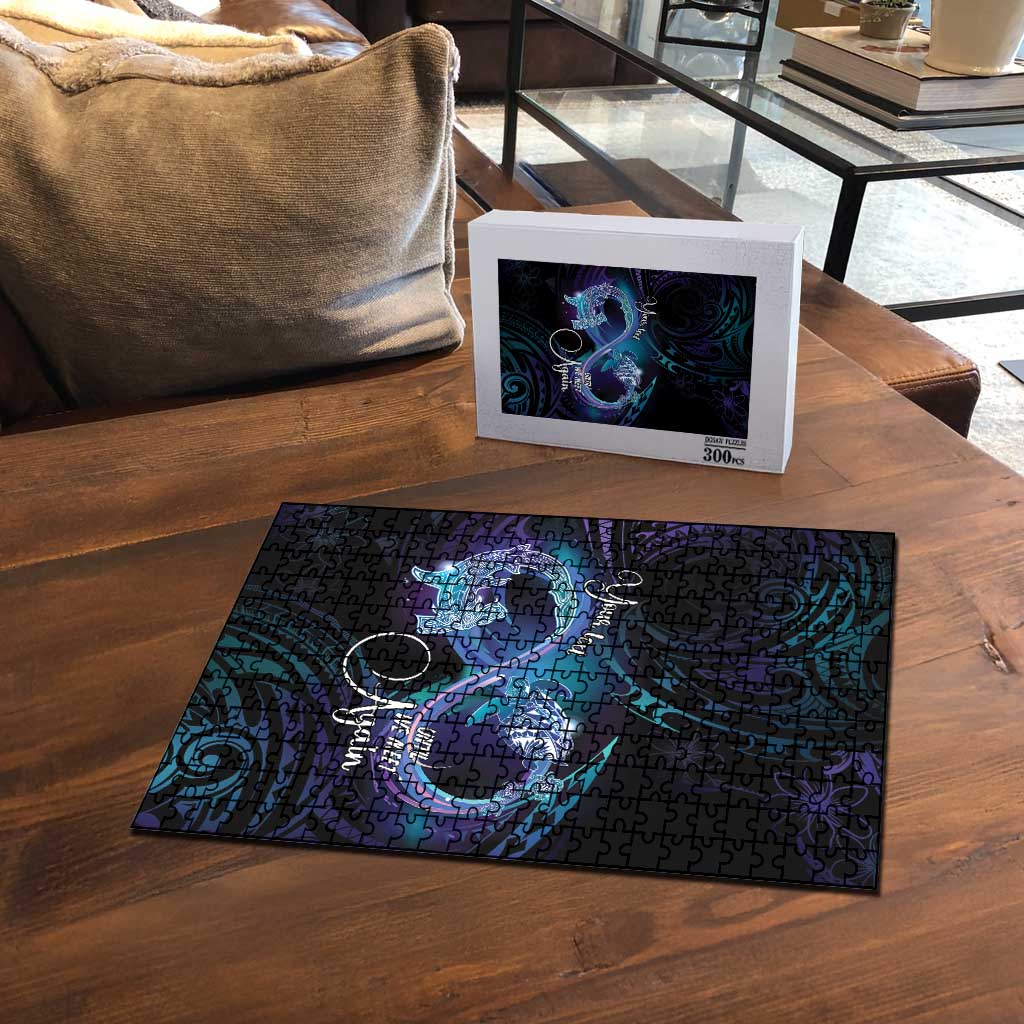 Polynesian Personalized Memorial Puzzle Oceanic Infinity Symbol - Until We Meet Again - Polynesian Pride