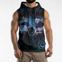 Polynesian Personalized Memorial Sleeveless Hoodie Oceanic Infinity Symbol - Until We Meet Again - Polynesian Pride