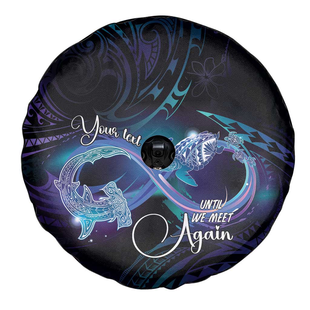 Polynesian Personalized Memorial Spare Tire Cover Oceanic Infinity Symbol - Until We Meet Again - Polynesian Pride