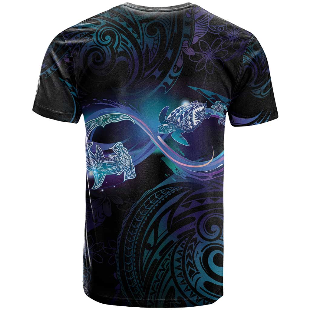 Polynesian Personalized Memorial T Shirt Oceanic Infinity Symbol - Until We Meet Again - Polynesian Pride