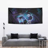 Polynesian Personalized Memorial Tapestry Oceanic Infinity Symbol - Until We Meet Again - Polynesian Pride