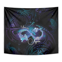Polynesian Personalized Memorial Tapestry Oceanic Infinity Symbol - Until We Meet Again - Polynesian Pride