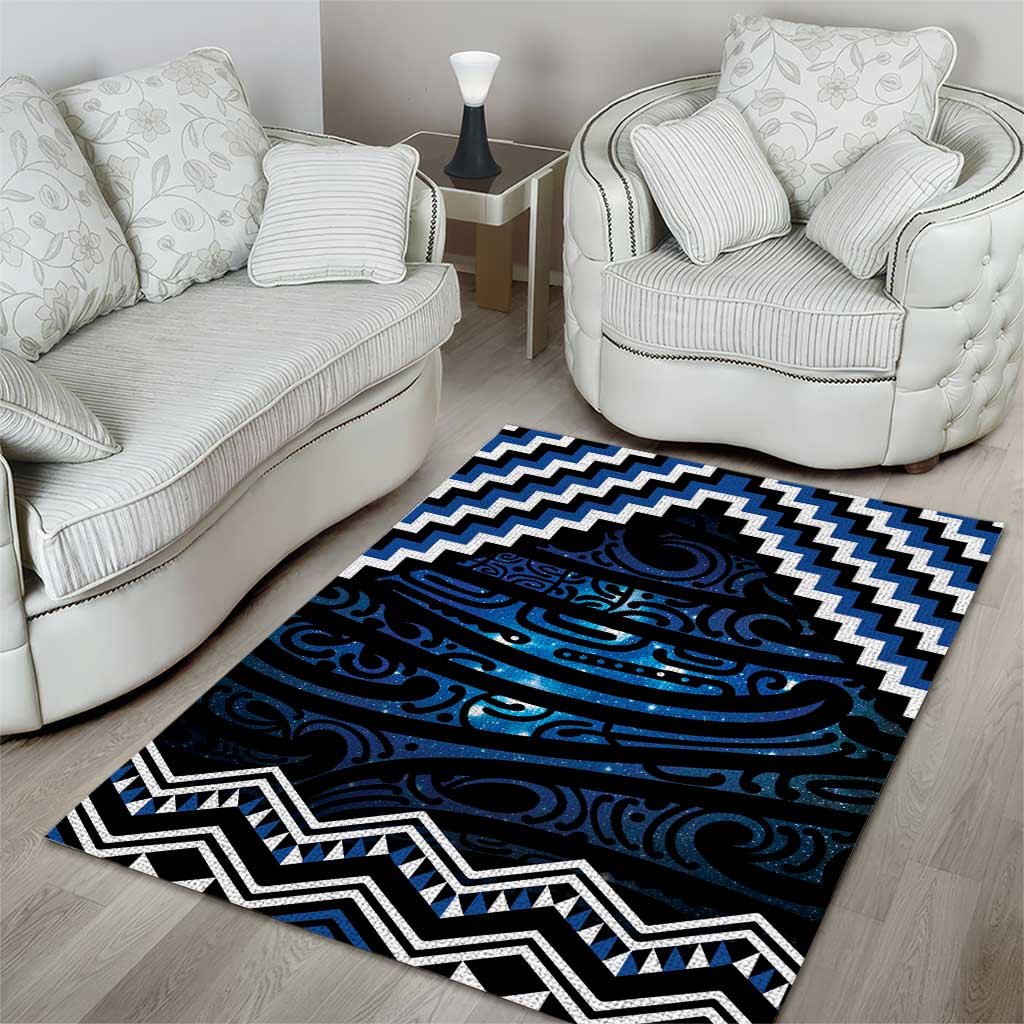 New Zealand Matariki Area Rug Galaxy Styled Taniko LT7 - Polynesian Pride