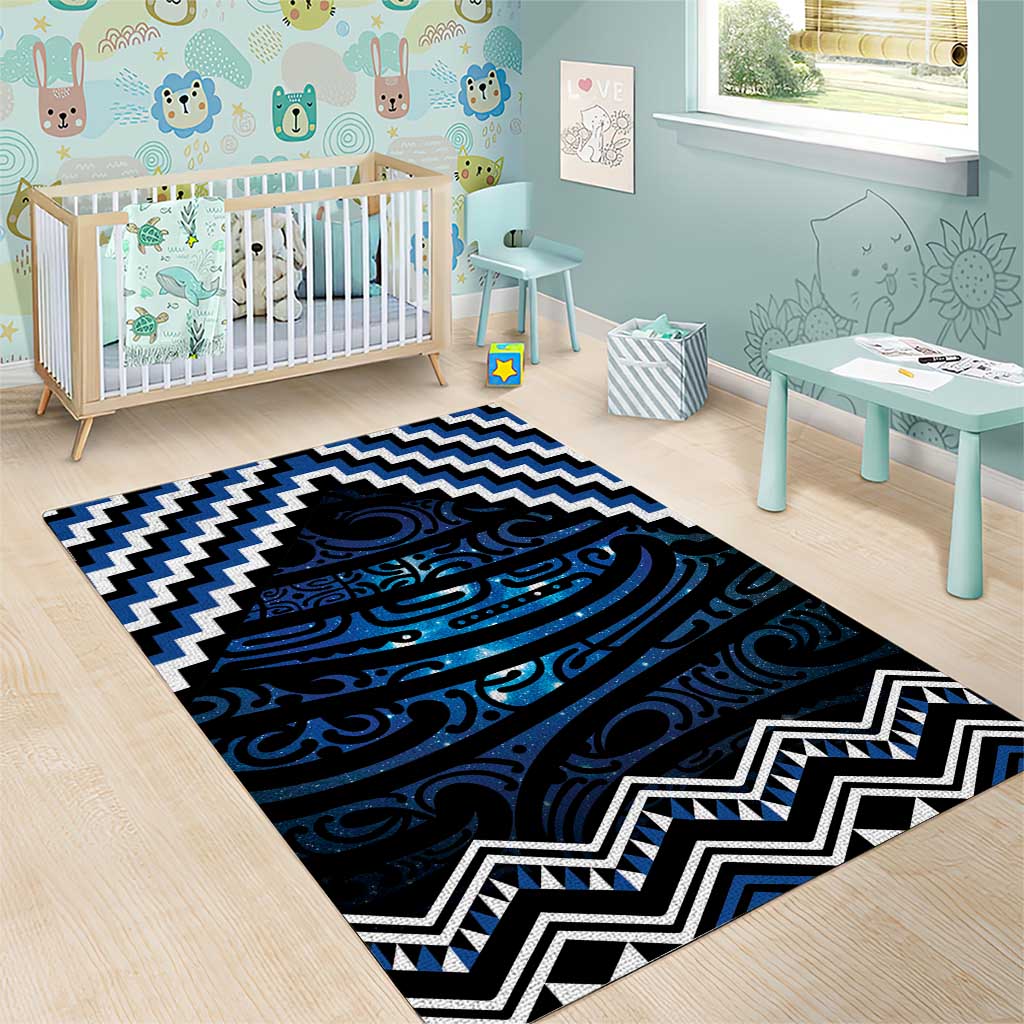 New Zealand Matariki Area Rug Galaxy Styled Taniko LT7 - Polynesian Pride