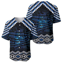 New Zealand Matariki Baseball Jersey Galaxy Styled Taniko LT7 - Polynesian Pride