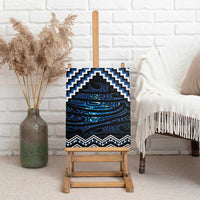 New Zealand Matariki Canvas Wall Art Galaxy Styled Taniko LT7 - Polynesian Pride