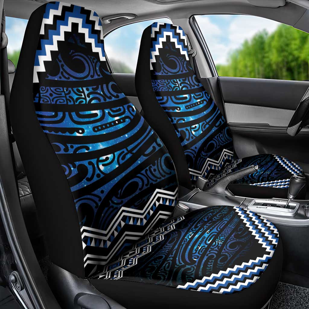 New Zealand Matariki Car Seat Cover Galaxy Styled Taniko LT7 - Polynesian Pride