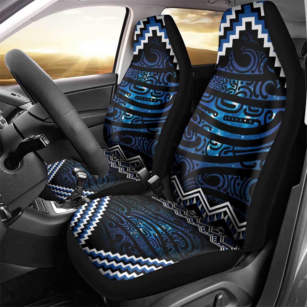 New Zealand Matariki Car Seat Cover Galaxy Styled Taniko LT7 - Polynesian Pride