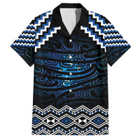 New Zealand Matariki Family Matching Off The Shoulder Long Sleeve Dress and Hawaiian Shirt Galaxy Styled Taniko