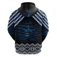 New Zealand Matariki Hoodie Galaxy Styled Taniko LT7 - Polynesian Pride