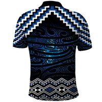 New Zealand Matariki Polo Shirt Galaxy Styled Taniko LT7 - Polynesian Pride