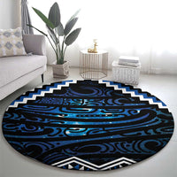 New Zealand Matariki Round Carpet Galaxy Styled Taniko LT7 - Polynesian Pride