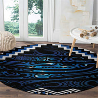 New Zealand Matariki Round Carpet Galaxy Styled Taniko LT7 - Polynesian Pride